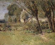 Theodore Robinson Willows USA oil painting artist